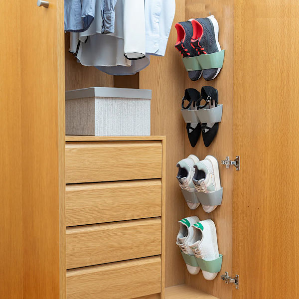 【BEMS】Wall-Mounted Shoe Rack - Self-Adhesive
