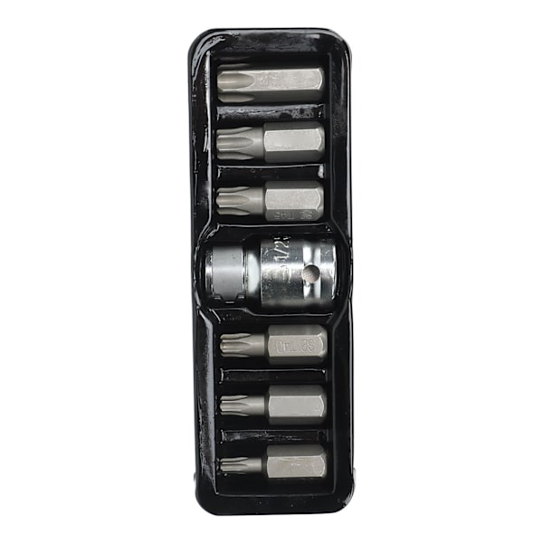 7 ST skruenøgle YT‑0410 Stål Drivfatninger Nøglebitsæt 12,7 mm 9,5 mm drivbitsholder