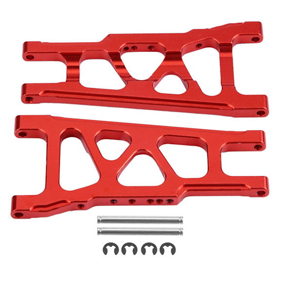 Universal Foraksel- og Bakaksel-Opphengsarm i Aluminium for Traxxas Slash 1/10 RC Bil (Rød)