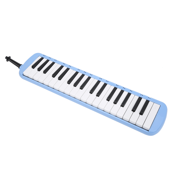 TIMH Melodica 37 tangenter Keyboard Blåsmusikinstrument för nybörjare, professionell träning Blå