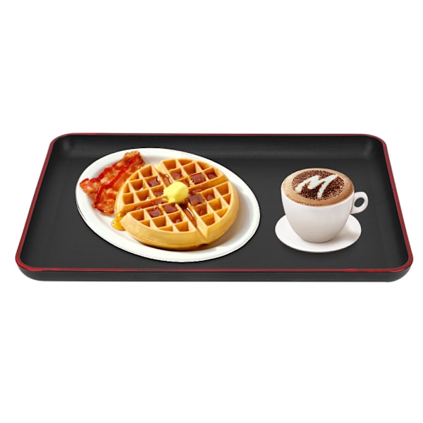 Rektangulär Plastbricka i Japansk Stil - 30*20cm - Serveringsbricka för Restaurang, Hem, Hotell