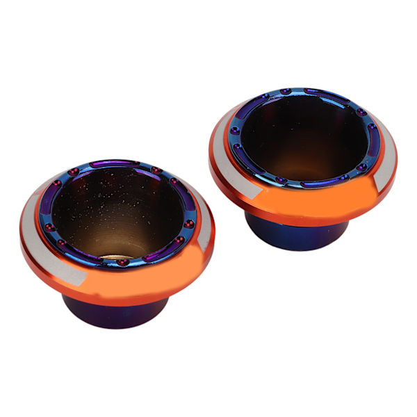 2st framgaffel Ramreglage Hjul Krockskydd Motorcykel Fallskyddsverktyg UniversalOrange