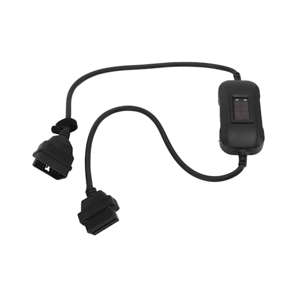 12‑24V OBD2 scanneradapterkabel Passer til X431 Easydiag 2.0/3.0 GOLO ABS Varmebestandig til tunge lastbiler Diesel Sort