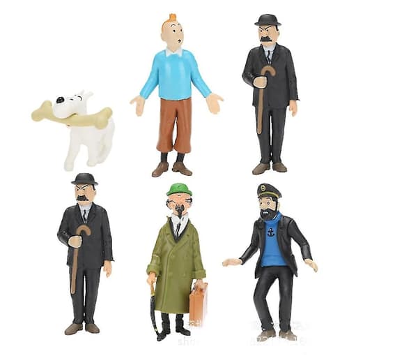 st Tintin Figurer Legetøjsmodel kk