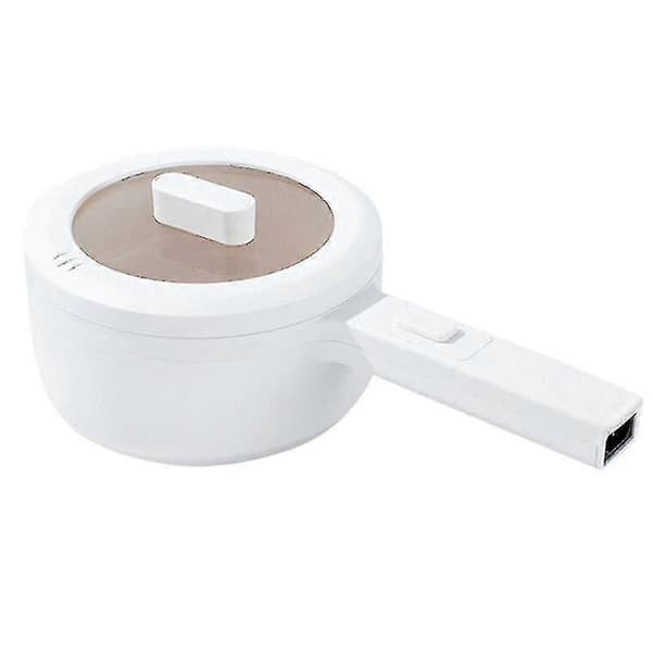 2L multifunksjonell elektrisk komfyr, non-stick panne, steking, gryte, koking Valkoinen