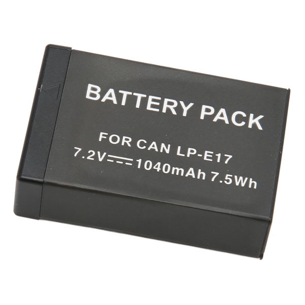 LP E17 Batteri Intelligent Høykapasitet 1040mAh Erstatning for 200D II R10 RP 750D M6mark2 800D 850D 77D 760D M3 M5 ++