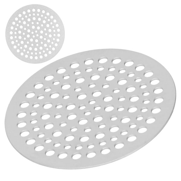 Runde gulvristfilter i rustfritt stål - Anti-tilstopping dusjristnett (68 mm)