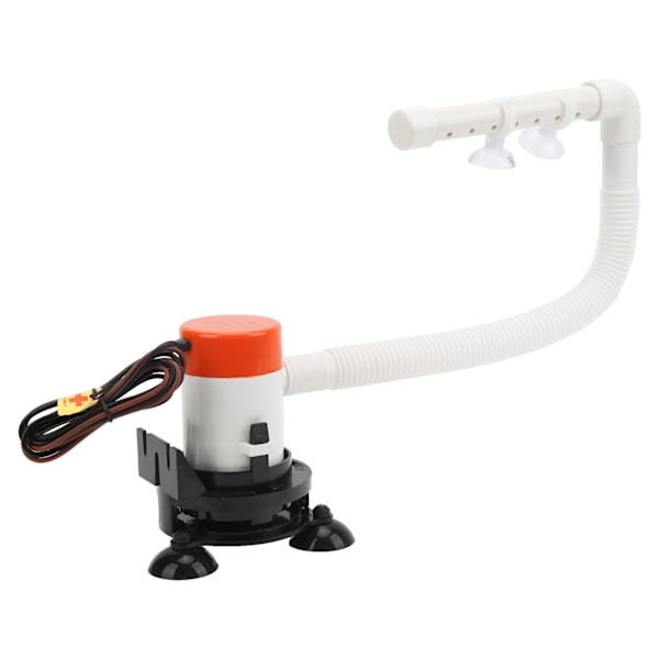Agnspumpe 12V 350GPH Maksimal Flow Bærbar Bådtank Fiskesparer Aerator til Enhver Beholder