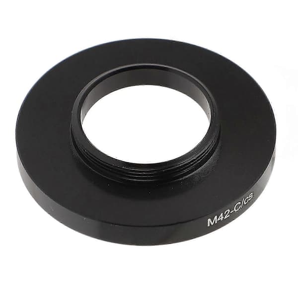 M42 til C CS-adapterring M42x0,75 mm hun til C CS-adapterring til makrofotograferingsteleskop