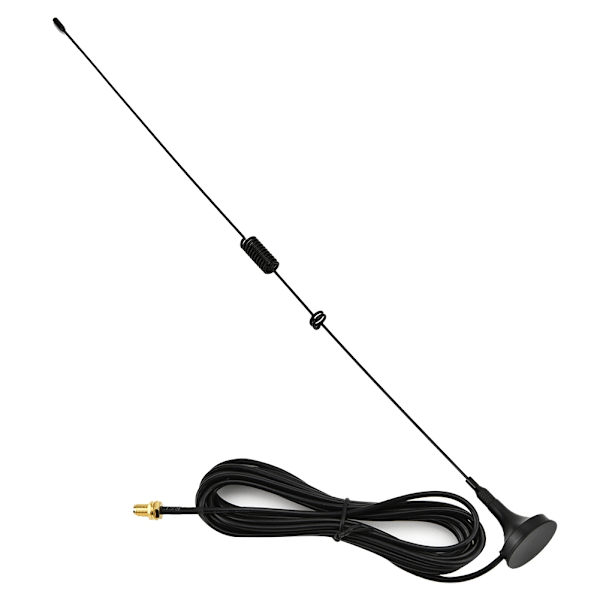 SMA Hun UHF + VHF Magnetisk Bilantenne Passer til Kenwood Baofeng HYT PUXING TYT WOXUN