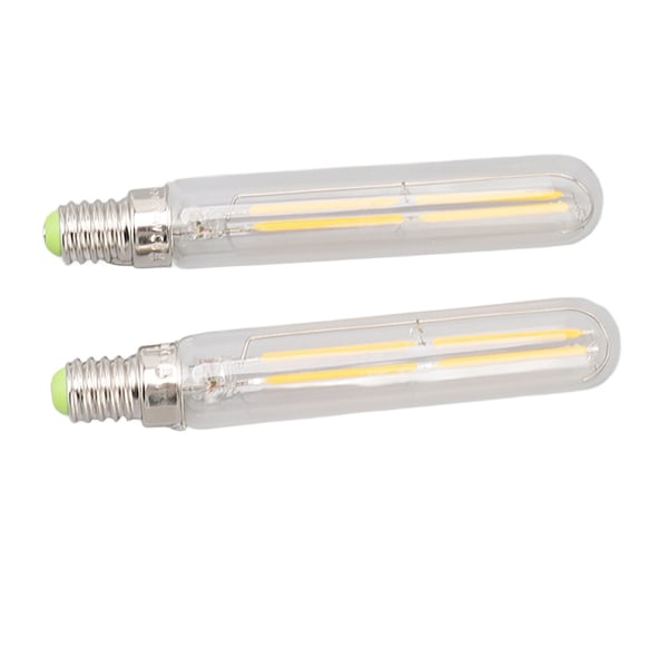 2 stk LED-rørpære 4W E14 2300K rørformede lyspærer T20x120 220‑240V for belysning/