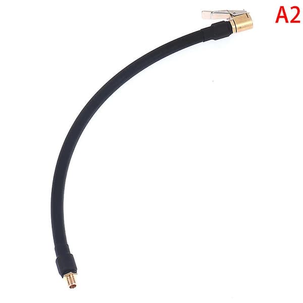 Gummislang Flexibel DäckventilsKompatibel medlängningsrör Adapter Kompatibel med Däckpump 30CM