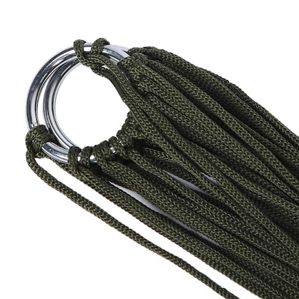 Udendørs Nylon Nettovæv Hammock Behagelig Hængende Seng til Udendørs Camping