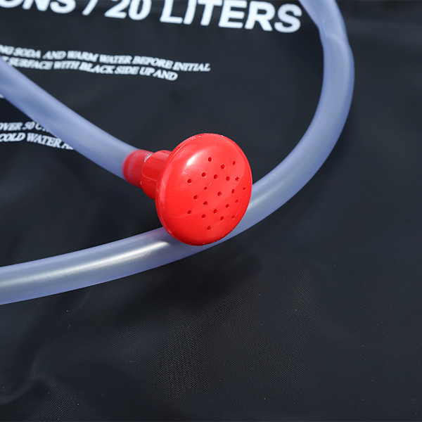5 Gallons/20 Liter Bärbar Solvärme Duschsäck Camping Vattenbadväska Utomhus Resa Vandring