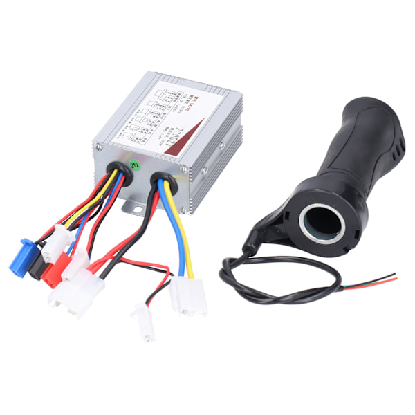 500W 36V Børstet Hastighetsregulator & Gasshåndtaksett for El-sykkel, Scooter, Trehjuling