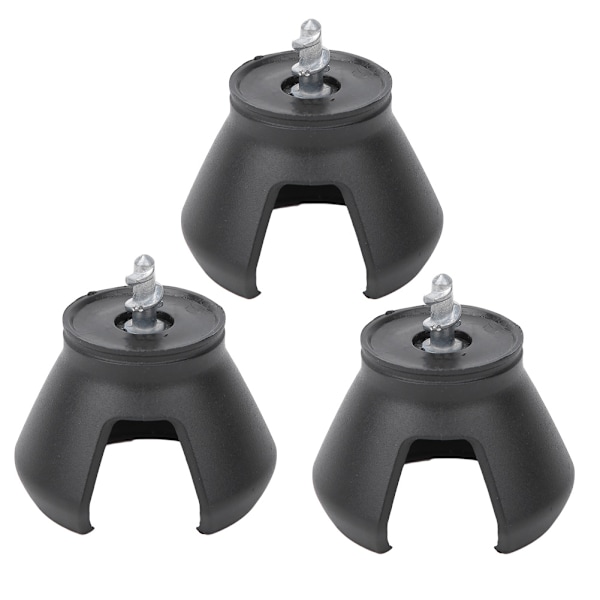 3 stk. Golfbold-opsamlingsværktøj med 3-greb Manuel opsamlingsværktøj Sucker Claw Picking Device Tilbehør til Golf Putter Grip