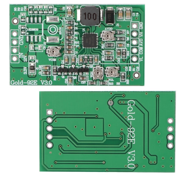 Boost Board Modul LCD TCON Board VGL VGH VCOM AVDD 4 Justerbar Gold-92E Zhide++