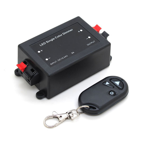 【BEMS】RF trådløs controller DC 12V 24V Switch LED lysdæmper Spotlight Indbygget Strip Light LED lysdæmper