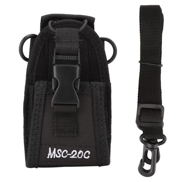 MSC-20C Walkie Talkie skyddande midjeväska + bälte för Kenwood/ Motorola/ HYT/ QuanSheng/ PUXING++