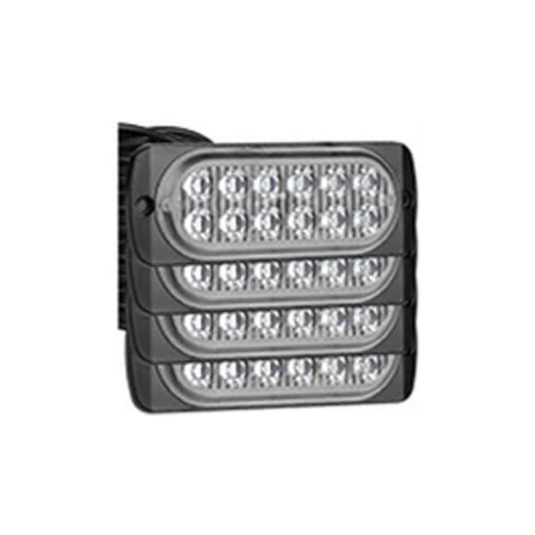 i 1 bil LED blinkende lys høy lysstyrke vanntett strobelys for SUV-er D