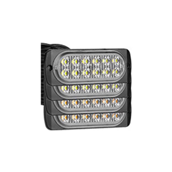 i 1 bil LED blinkende lys høy lysstyrke vanntett strobelys for SUV-er E