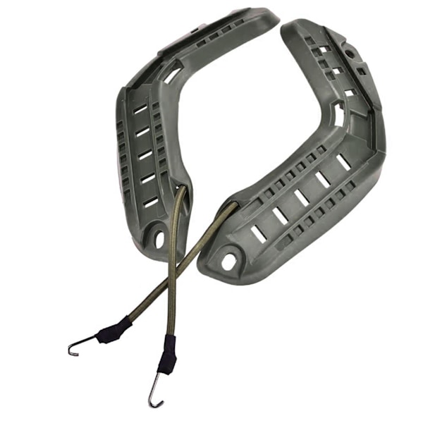 Tactic Military Combat Kypärän Sivukiskot Lanyard-Kiinnitysruuveilla Tarvikkeet (Vihreä)