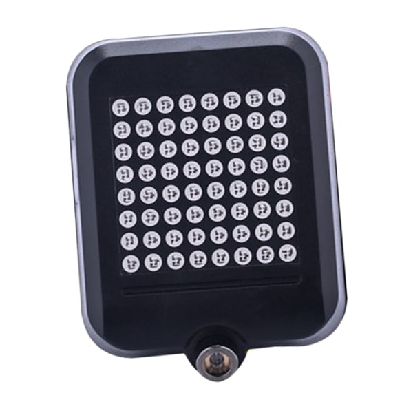 Cykelbaglygte LED Blinklys Fuld Intelligent Sensing Autobremse USB Genopladelige udendørs forsyninger Sort