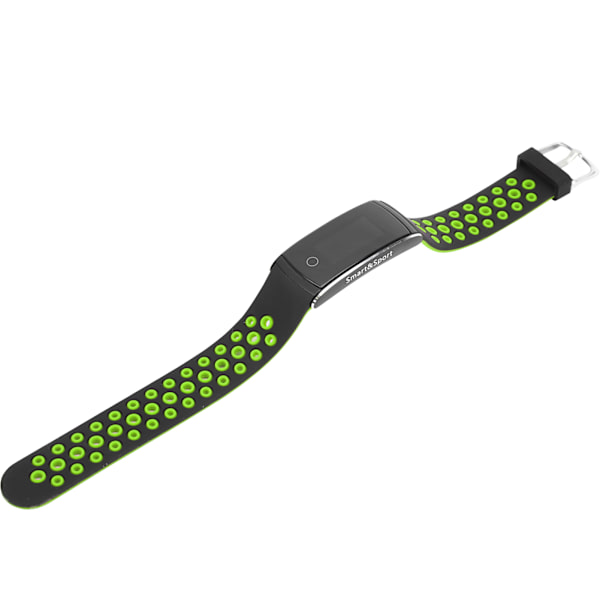 AD22 Smart Fitness Armbånd - Vandafvisende, Sort Grøn