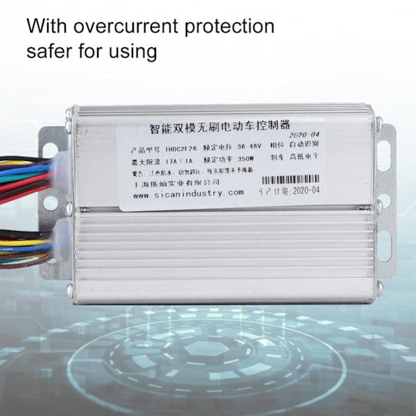 36v 48V 350W børsteløs motorcontroller hastighedsregulatorer dele til scooter E-cykel