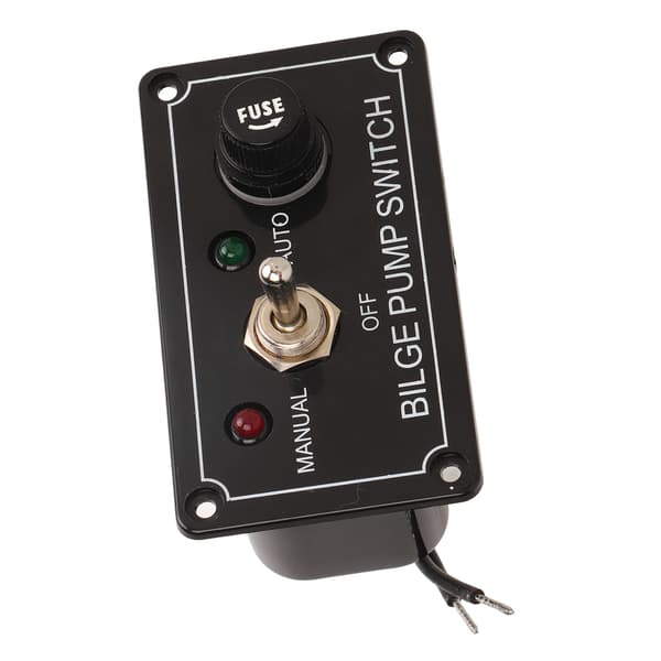 【BEMS】3-veis lensepumpebryter Vippebryterpanel Marine Manuell Av Auto Bryterpanel