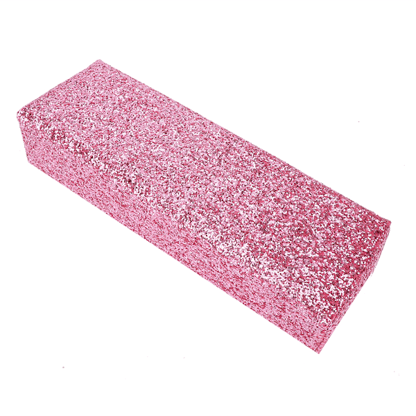 Skinnende Sequins Neglekunst Bordmåtte Pude Pude Håndholder Håndstøtte Manikyr Værktøj Pink Pude