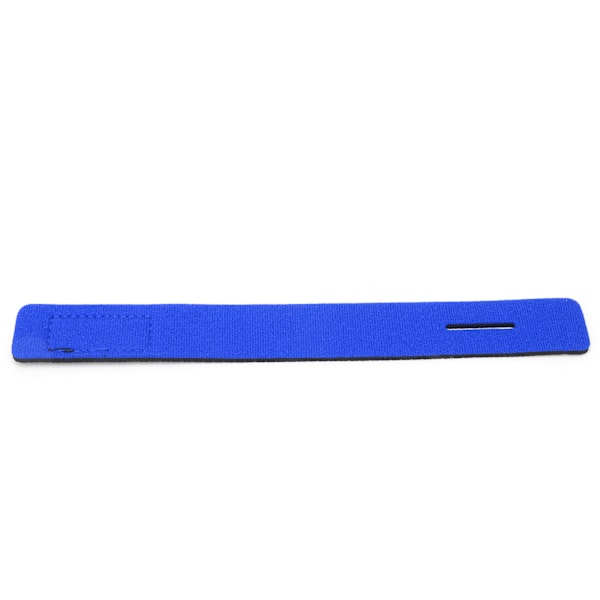 10 stk Fiske Stang Bærestropp Neopren Sling Elastisk Justerbar Fiskeutstyr Holder Blå