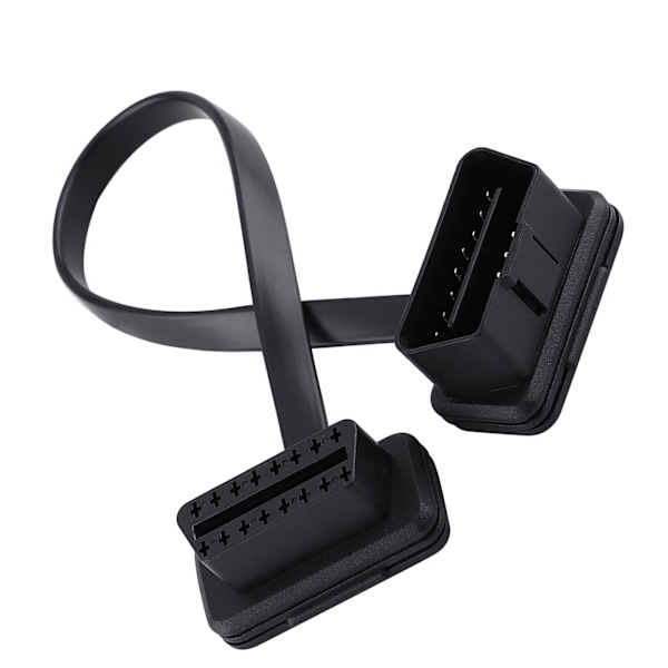 Bil Auto 16-polet Han til Hun OBD2 Forlængerkabel Diagnostisk Adapter 30 cm/12 tommer Længde