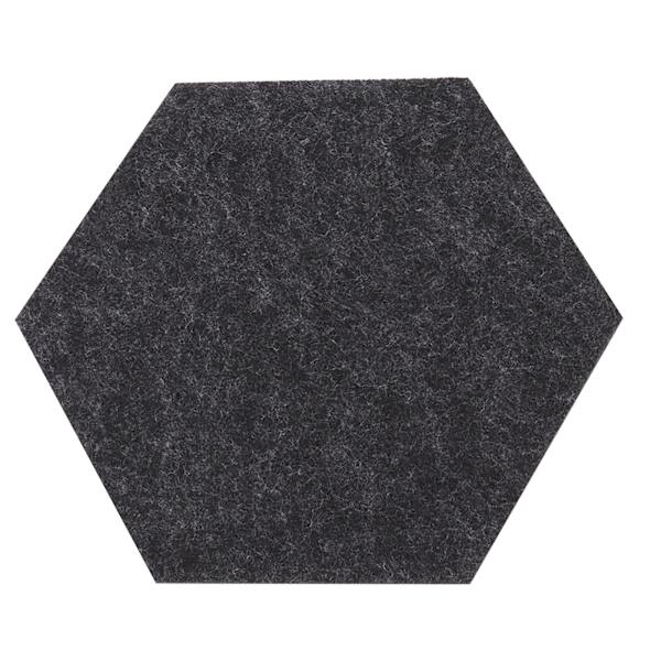 Hexagon Filt Underlagssæt - 10 stk. til Drikkevarer, Øl, Kaffe - Skridsikker og Varmebestandig
