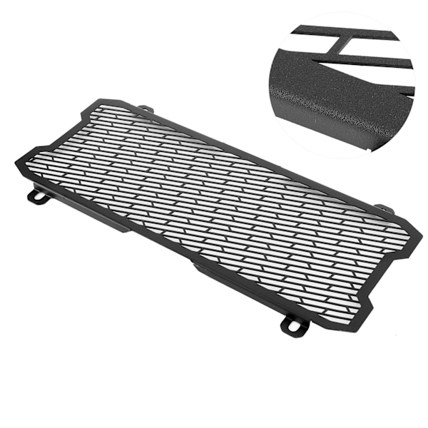 Motorcykel Radiatorgitter Grillbeskyttelse Frontbeskytter Passer til KAWASAKI Z650 2017‑2019 Sort