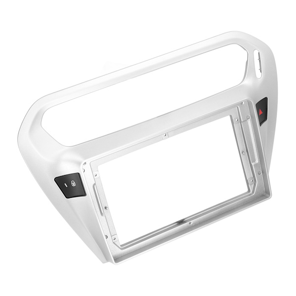 9-tums Bilradio Stereo Fascia 2 DIN Navigations Panel Ram Dash Mount Trim Ersättning för CITRON ELYSEE 2014‑2018