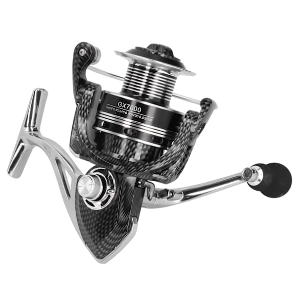 Metal Spinnefiskespule Havestang Gapless Duplex Leje Fiskesnøre Spoler TilbehørGX7000