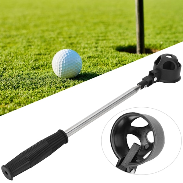 Bärbar Teleskopisk Golfbollsplockare Uppsamlare Skopa Plocka Upp Enhet Golfare Verktyg Tillbehör