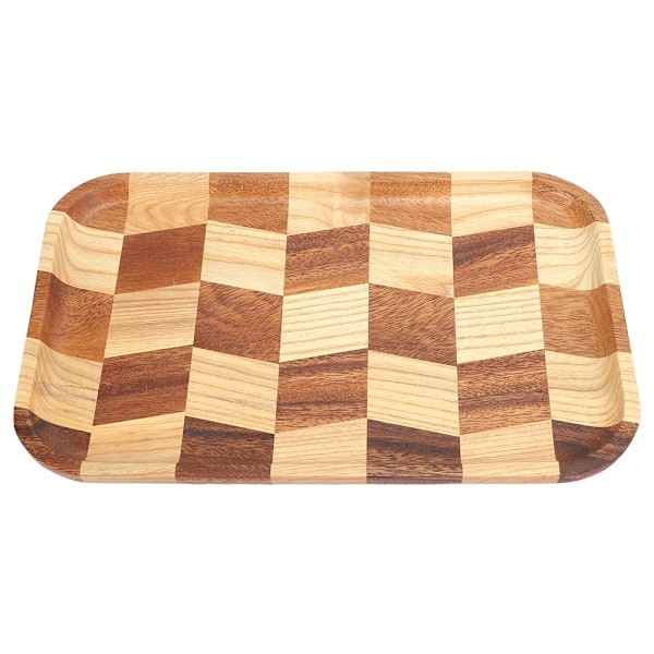 Japansk Træ Sushi Serveringsbakke - Stilfuldt Servicetøj til Hjemmet og Restaurantbrug (30x20cm)