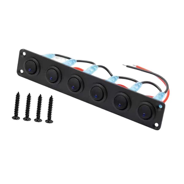 Vippebryterpanel Vippebryterknapp Bryterpanel med 4 skruer F