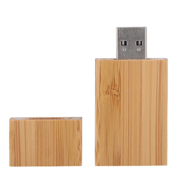 Long Shape Flash-stasjoner av tre Lagring USB 2.0 U Disk Memory Stick (16G)++