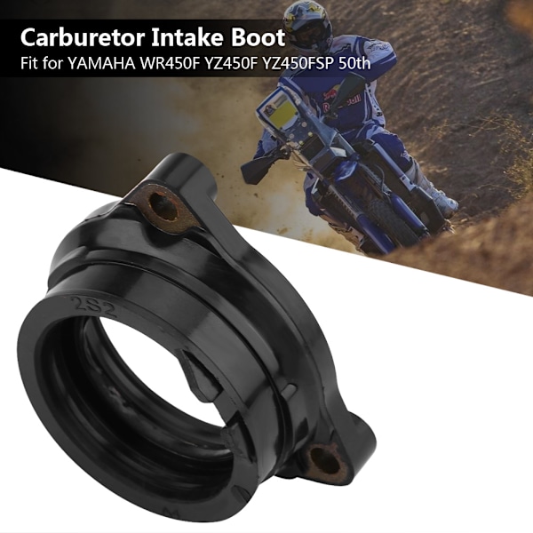 Motorcykel Carb Carbureator Insugsgrenrör Adapter Boot för YAMAHA WR450F YZ450F YZ450FSP 50th