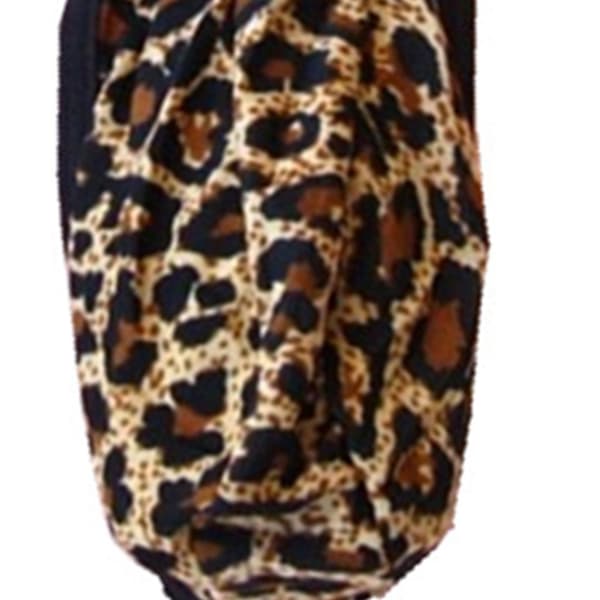 Leopardfärgade stringtrosor för män, underkläder med T-rygg och utbuktningspåse, jockstrap