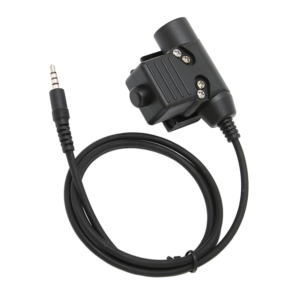 U94 PTT Adapter Headset Kabelstik PTT Walkie Talkie-stik til 3,5 mm mobiltelefon++