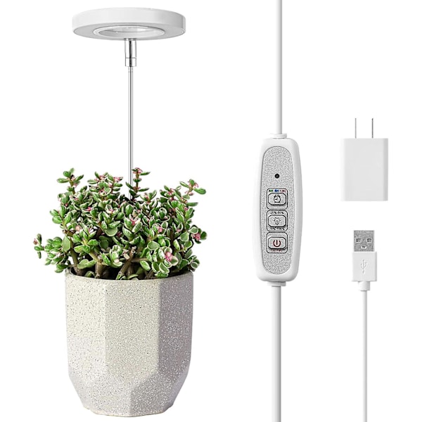 Plant Grow Light, Full Spectrum LED Plant Light for Indoor Plants, Height Adjustable