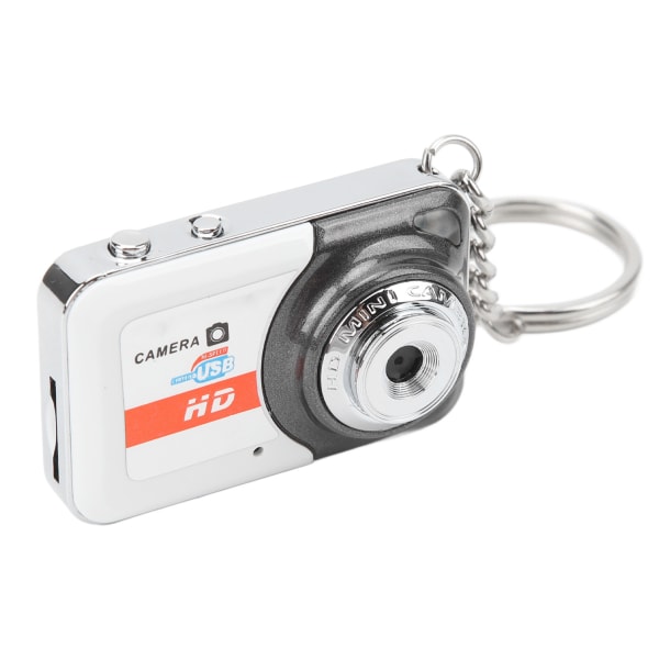 Mini-thumb-kamera HD-video tage billeder Udsøgt personlighed Mode Mini DV-kamera Sølvgrå /