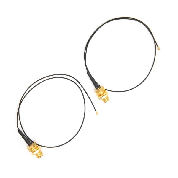 TIMH 2 stk IPEX 4 til RPSMA hun-kabel Omnidirektionel ledning til M.2 WiFi ekstern Bluetooth-antenne