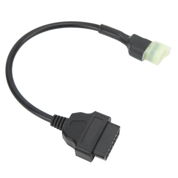 OBD2 16-pin til 4-pin diagnostisk adapter OBD-kodeskannerkontakt Kabelstøtte K-linje for motorsykler