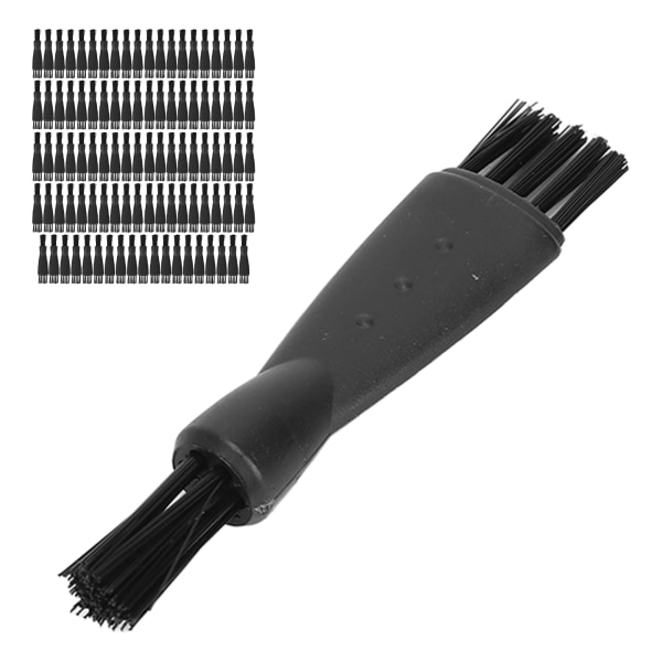 100 stk Barberbørste Nylon PP Ergonomisk sterk elektrisk barbermaskin Rensebørster for alle slags små apparater++/