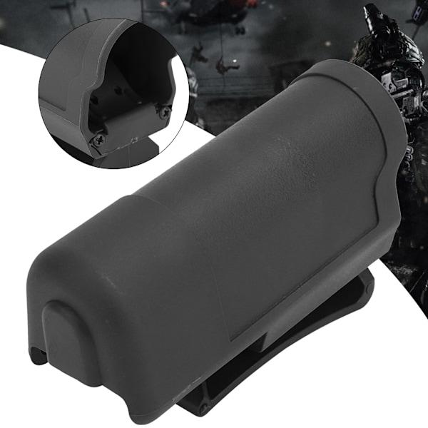 Holdbar ABS Hurtigtegning Lommelygte Holster til MOLLE Talje Læsning Taktisk Ben Holster (Sort)